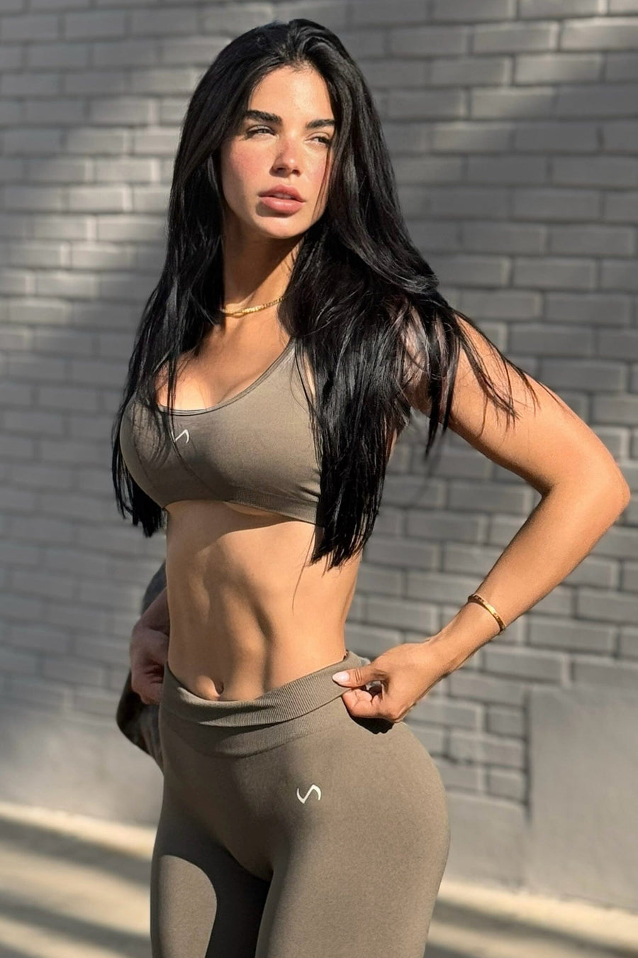 Product Lifestyle Image Cosmic Seamless Multi-Wear Sports Bra Falcon