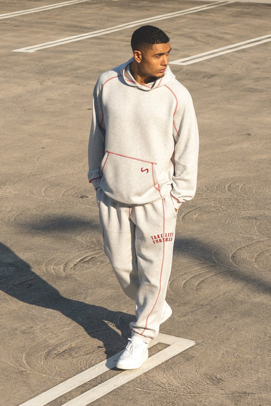 Scuba Tech Contrast Stitch Hoodie