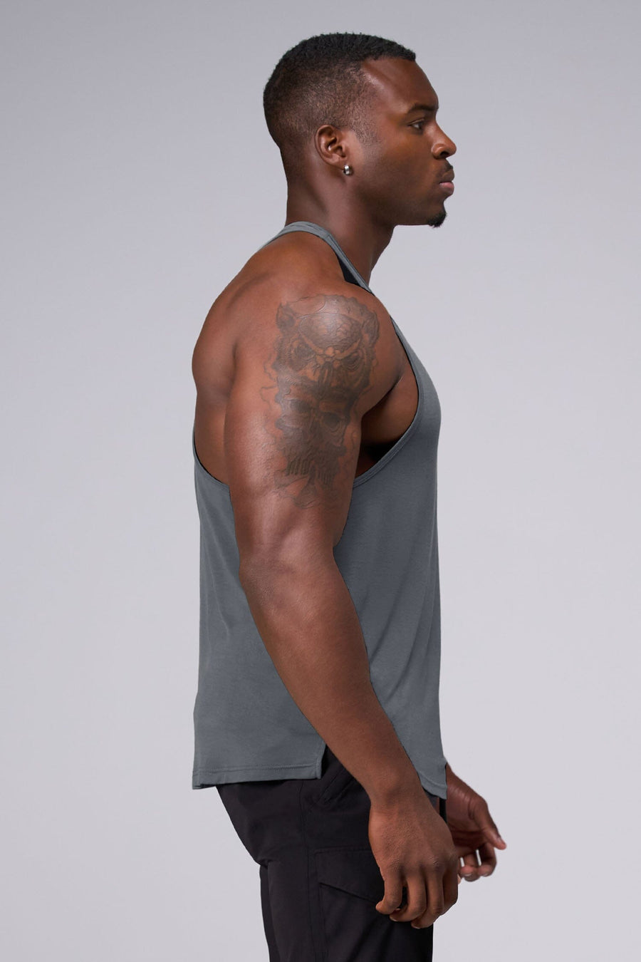 Side View Of Tactic Performance Bamboo Tank in Mineral