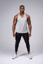 Front View Of Tactic Performance Bamboo Tank in Athletic Heather Color