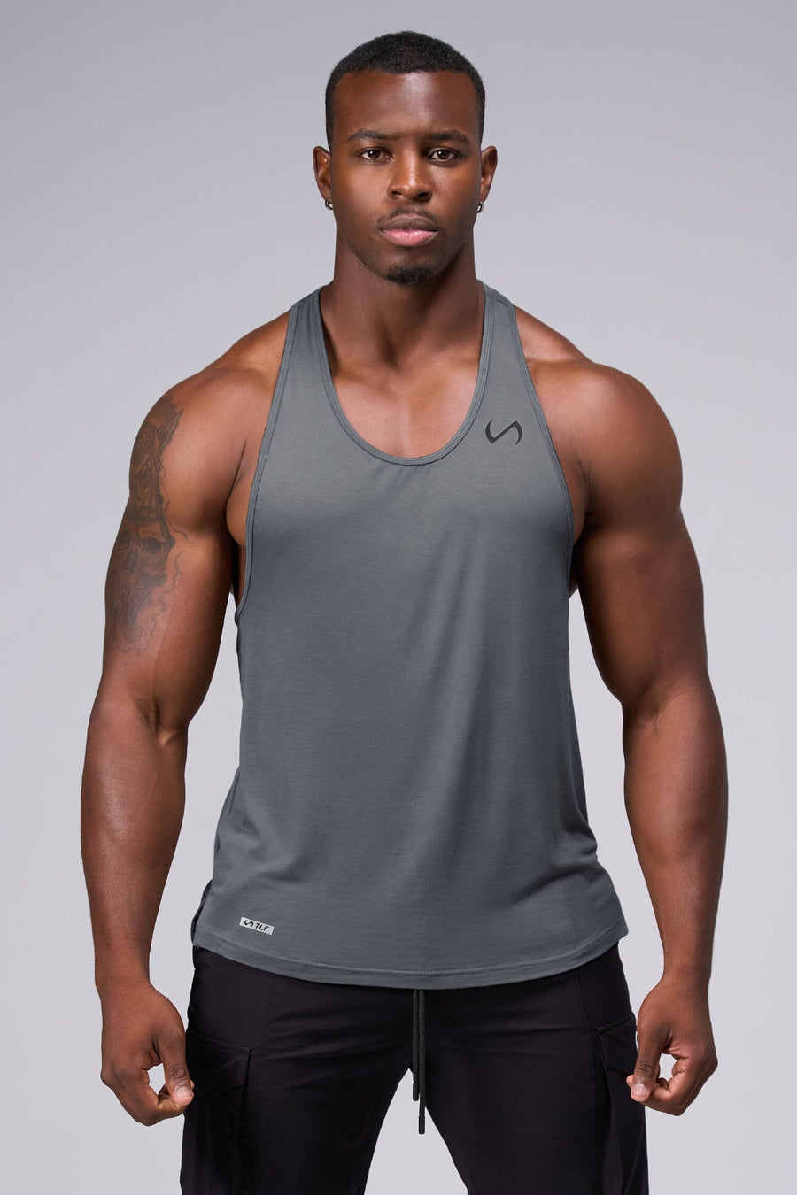 Front View Of Tactic Performance Bamboo Tank in Mineral