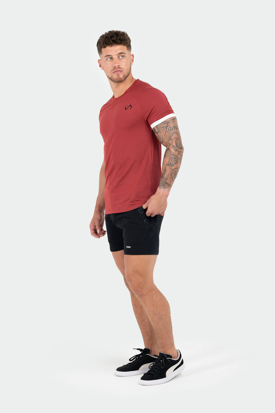 TLF Air-Flex Classic Tee - Mens Raglan Shirt - Red - 5