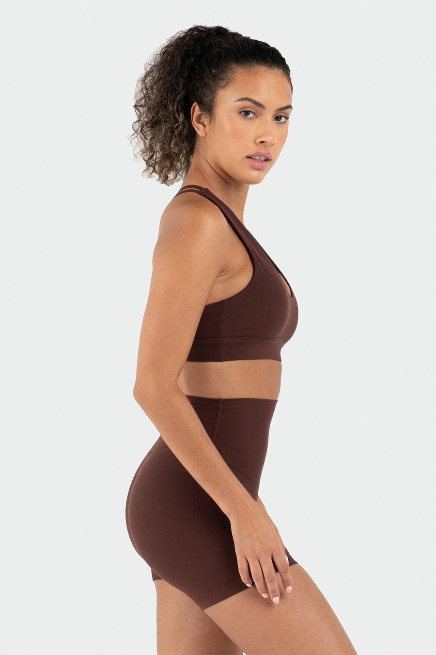TLF Genesis - High Support Sports Bra - CHOCOLATE - 5