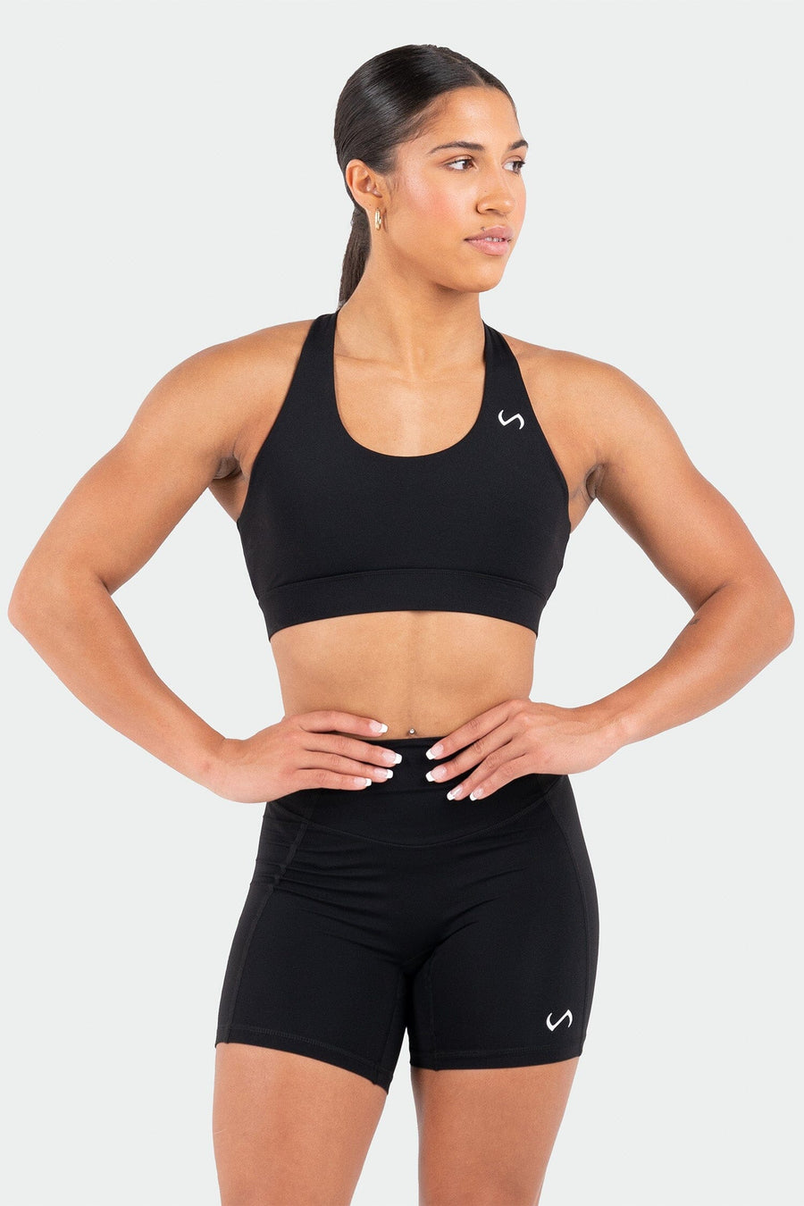 TLF Hyper-Power Workout Sports Bra – Black - 1