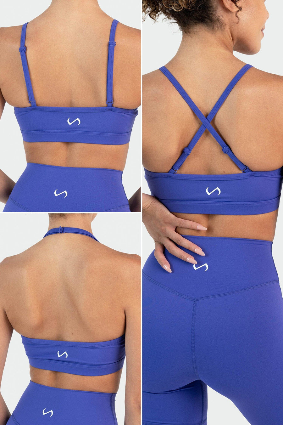 TLF Tempo Glo Multi-Back Strap Sports Bra Purple 2