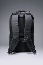 Black Apex Backpack built for everyday carry, travel, and gym-to-street transitions with durable construction by TLF Apparel – back view 
