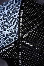 Black Aero Core Performance Hat featuring water-repellent exterior and structured 5-panel athletic design by TLF Apparel – detail view 