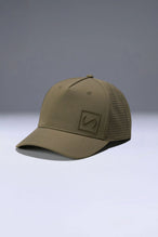 Falcon Aero Core Performance Gym Hat with laser ventilation, water-repellent fabric and structured snapback fit by TLF Apparel – front view 