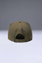 Falcon Aero Core Performance Gym Hat with laser ventilation, water-repellent fabric and structured snapback fit by TLF Apparel – back view 