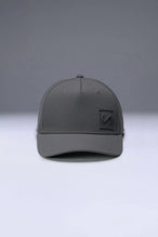 Gray Aero Core Performance Gym Hat with laser ventilation, water-repellent fabric and structured snapback fit by TLF Apparel – interior detail view 
