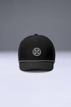 Black Flex Grid Cross Weights Rope Hat with moisture-wicking, anti-microbial sweatband by TLF Apparel – interior detail view 