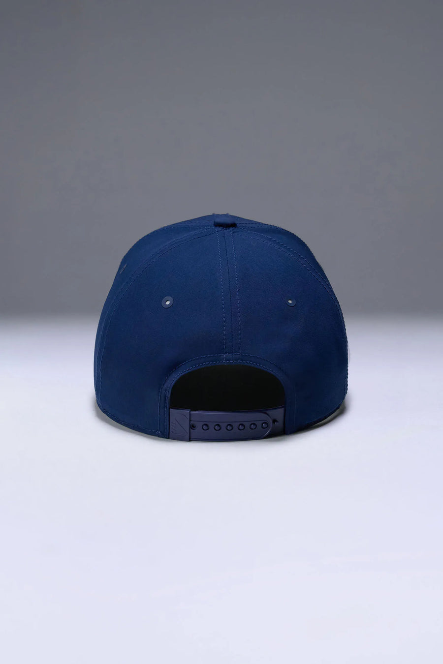 Blue Flex Grid Cross Weights Rope Hat with adjustable snapback closure and structured athletic fit by TLF Apparel – back view 