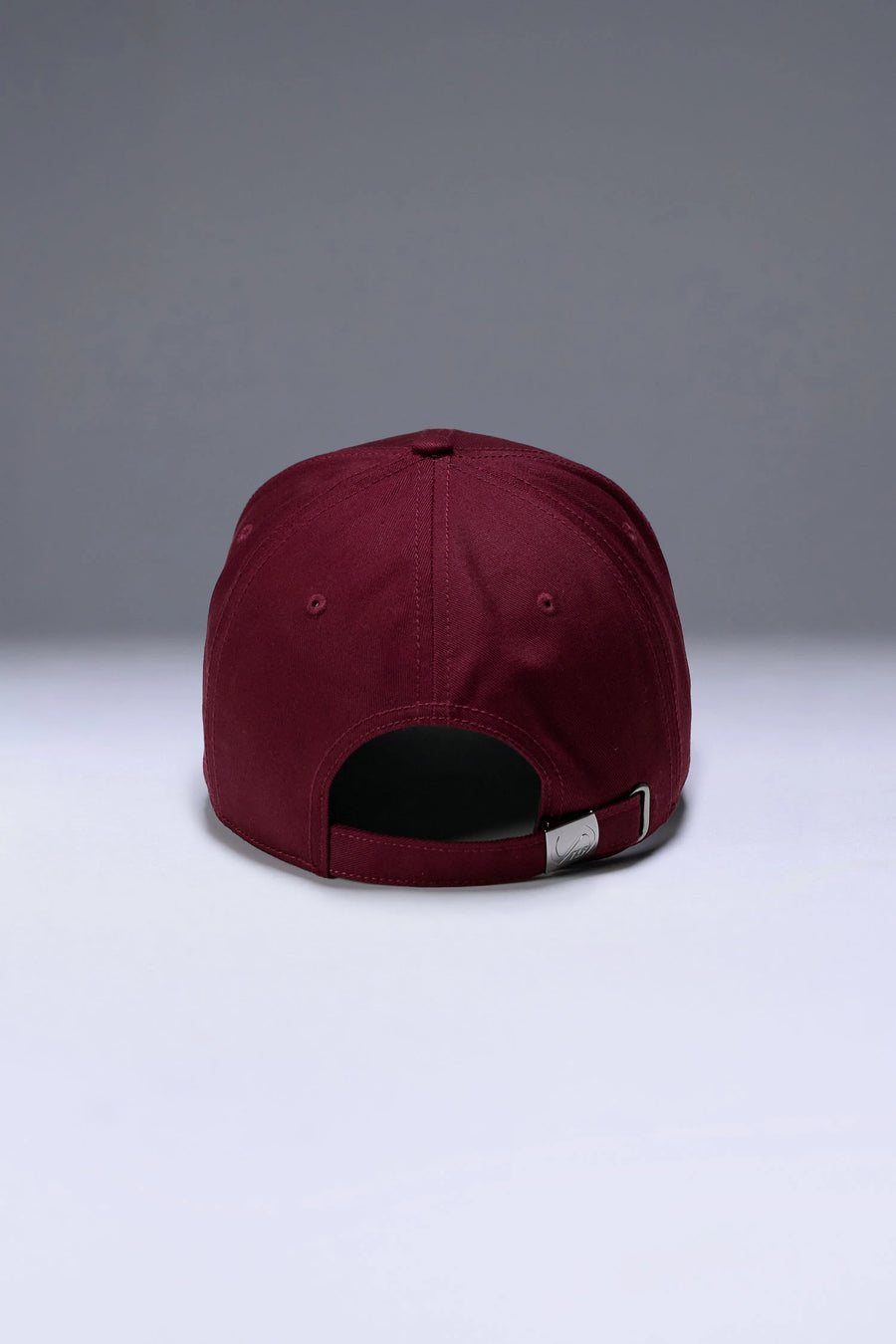 Fig/Black Classic Further Circle Hat with adjustable self strap metal buckle closure and classic 6-panel construction by TLF Apparel – back view 
