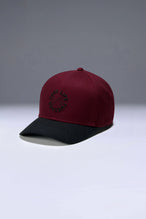 Fig/Black Classic Further Circle Hat showing curved brim profile and athletic fit for workouts and everyday wear by TLF Apparel – side view 