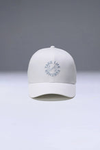 White Classic Further Circle Hat showing mid profile side silhouette and structured cotton twill fabric by TLF Apparel – front view 
