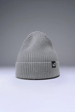 Gray Unisex Cuffed Knit Beanie with a fold over cuff, TLF clip label and uses a premium viscose knit fabric blend for premium comfort by TLF Apparel – front view 