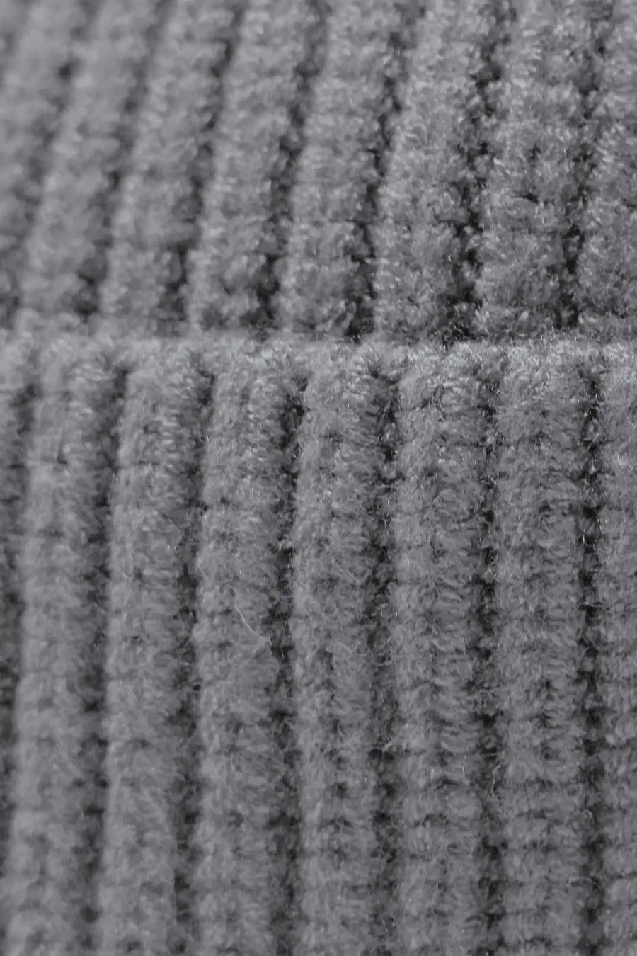 Gray Unisex Cuffed Knit Beanie with a fold over cuff, TLF clip label and uses a premium viscose knit fabric blend for premium comfort by TLF Apparel 