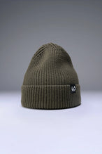 Sage Unisex Cuffed Knit Beanie with a fold over cuff, TLF clip label and uses a premium viscose knit fabric blend for premium comfort by TLF Apparel – front view 