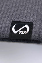 Gray Unisex Knit Skully Beanie features a TLF clip label and uses a premium viscose knit fabric blend for premium comfort by TLF Apparel – front view 