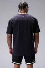 Black Ronnie Coleman “signature” Tee oversized graphic workout shirt featuring Cotton Luxe DNA™ fabric and Ronnie Coleman legacy artwork by TLF Apparel – back view