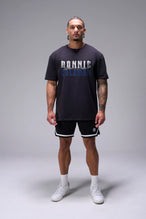 Black Ronnie Coleman “signature” Tee showing Ronnie Coleman x TLF chest logo and ultra-soft Cotton Luxe DNA™ fabric by TLF Apparel – front view