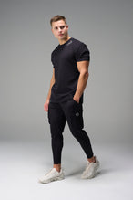 Front View Of TLF Swole Tee in Black