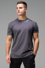 Front View Of TLF Swole Tee in Blackened Pearl Color