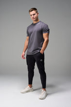 Front View Of TLF Swole Tee in Blackened Pearl Color