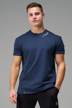 Front View Of TLF Swole Tee in Blue