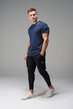Front View Of TLF Swole Tee in Blue