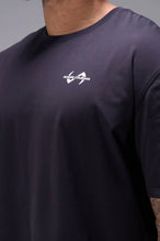Black Ronnie Coleman “discipline” Tee showing premium Cotton Luxe DNA™ fabric texture and Ronnie Coleman x TLF graphic detail by TLF Apparel – FRONT detail view