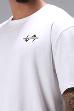 white Ronnie Coleman “discipline” Tee showing premium Cotton Luxe DNA™ fabric texture and Ronnie Coleman x TLF graphic detail by TLF Apparel – FRONT detail view