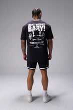 Black Ronnie Coleman “Light Weight Baby” Tee oversized bodybuilding graphic shirt featuring iconic Ronnie Coleman legacy artwork by TLF Apparel – back view