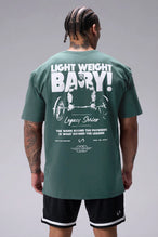 Dark Forest Ronnie Coleman “Light Weight Baby” Tee oversized bodybuilding graphic shirt featuring iconic Ronnie Coleman legacy artwork by TLF Apparel – back view