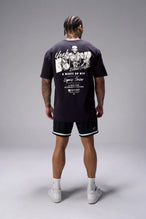 Black Ronnie Coleman “Yeah Buddy” Tee oversized bodybuilding graphic shirt featuring iconic Ronnie Coleman legacy artwork by TLF Apparel – back view