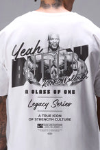 Black Ronnie Coleman “Yeah Buddy” Tee oversized bodybuilding graphic shirt featuring iconic Ronnie Coleman legacy artwork by TLF Apparel – back detail 