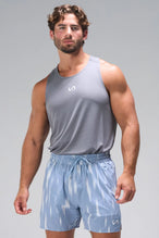 Gray Pluma UPF Tank with Pluma Tech DNA fabric and UPF 30 sun protection for training by TLF Apparel – front view