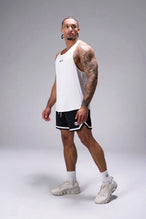 Black TLF Evolve Mesh 6 Inch Shorts showing 6 inch inseam fit, breathable mesh fabric, and athletic relaxed silhouette by TLF Apparel – side view
