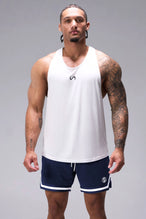 Navy Blue TLF Evolve Mesh 6 Inch Shorts with athletic relaxed fit, zip pockets, and lightweight mesh fabric for training and everyday wear by TLF Apparel – front view
