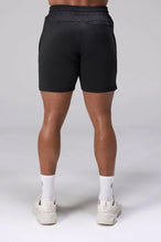 Black Adapt Performance 7 Inch Shorts showing rear fit and secure zipper pocket for training and everyday wear by TLF Apparel – back view