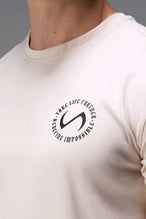 Back View of White TLF 3 Strengths Swole Tee, featuring a custom graphic print design in our swole fit for all day wear
