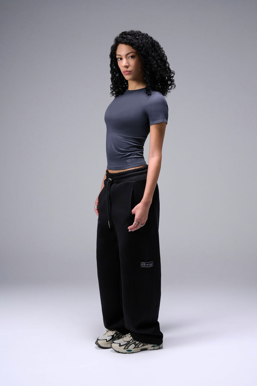 Women’s armada essential seamless short sleeve top with contouring fit for gym and lifestyle by TLF Apparel –  front view