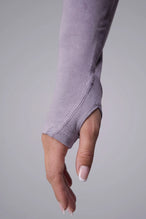 Gray Cosmic Seamless 1/4 Zip showing fitted side silhouette and sculpting seamless fabric by TLF Apparel – detail view