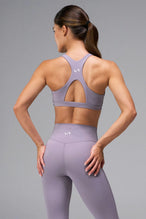 Gray Ridge Tempo High Waisted Workout Leggings showing flattering side profile and tummy-tucking waistband by TLF Apparel – side view