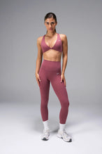 Nocturne Tempo High Waisted Workout Leggings with snatched waist design and butt lifting sculpting fit for gym workouts and all-day wear by TLF Apparel – front view