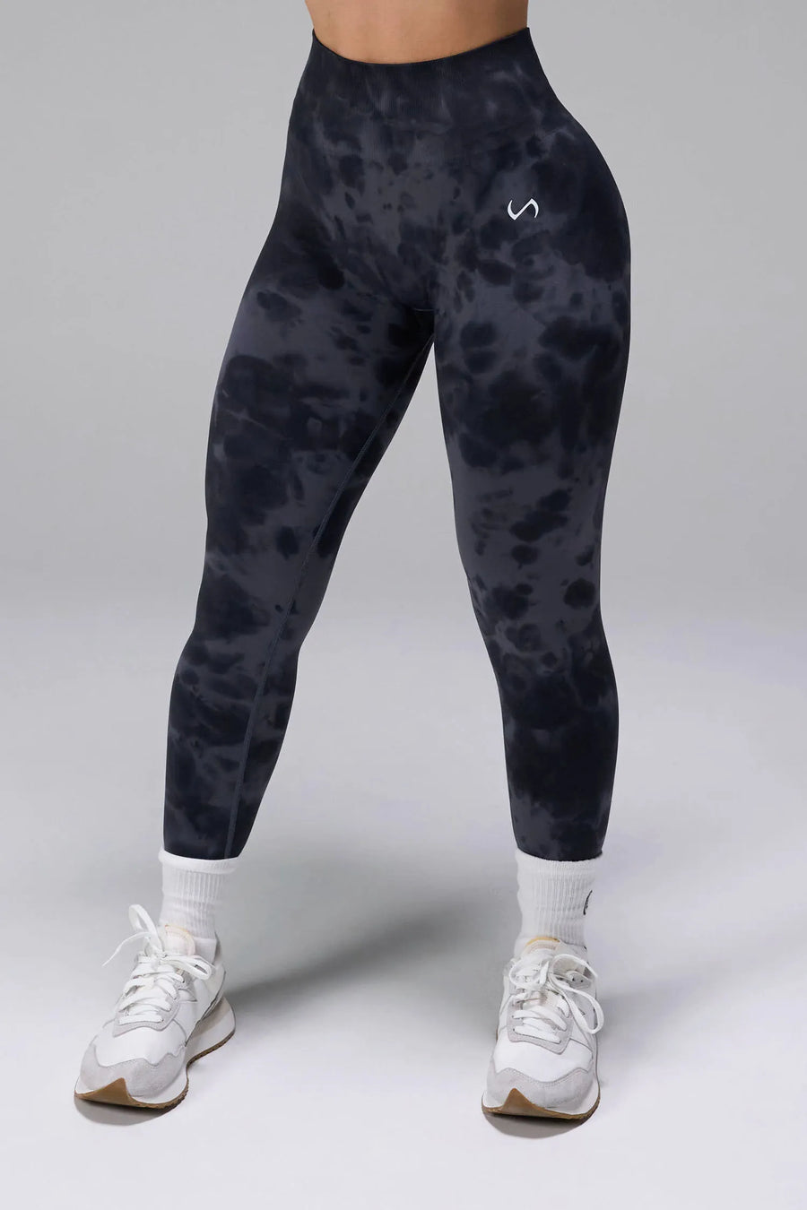 Front View of Meteorite TLF Cosmic Seamless Scrunch Butt Leggings, featuring a scrunch butt to shape and contour your glutes 
