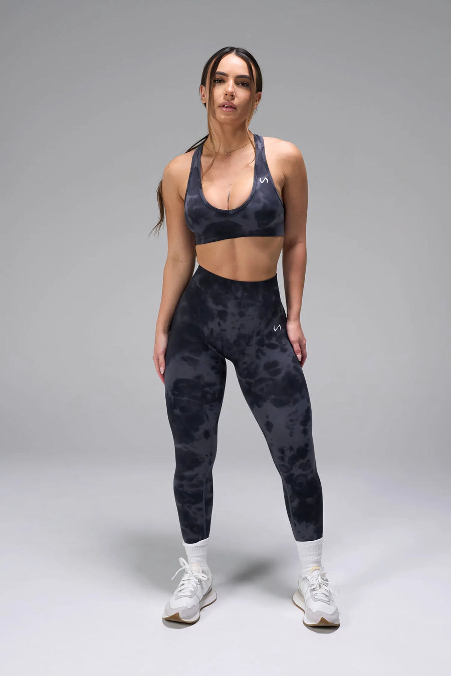 Front View of Meteorite TLF Cosmic Seamless Scrunch Butt Leggings, featuring a scrunch butt to shape and contour your glutes 