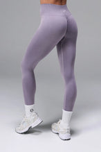 Gray Cosmic Seamless Scrunch Butt Leggings showing sculpted side fit and supportive ribbed waistband by TLF Apparel – side view 
