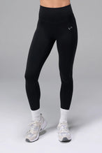 Front View of Black TLF NeoCloud™ Secret Glute Seam Leggings featuring our new secret glute seam technology to lift and shape your glutes. 