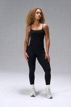 Black NeoCloud™ Secret Glute Seam Leggings showing high waist fit and sculpted side silhouette by TLF Apparel – front view